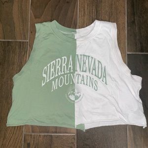 Hollister crop top Sierra mountains